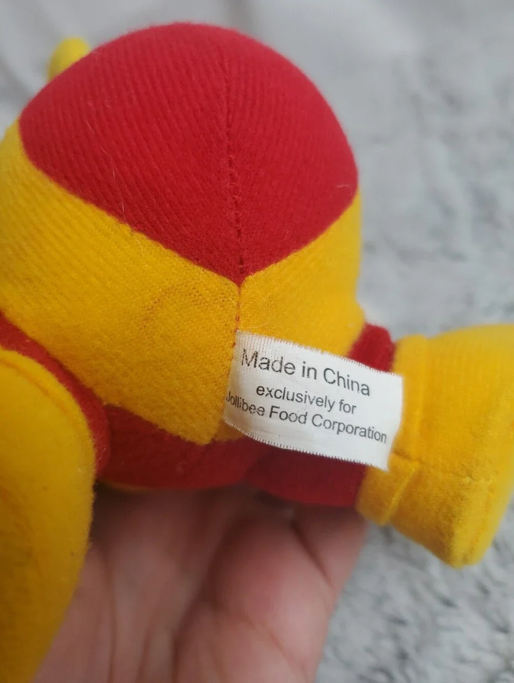 Jolibee Doll Fast Food Mascot Plush Toy Bee Stuffed Animal RARE